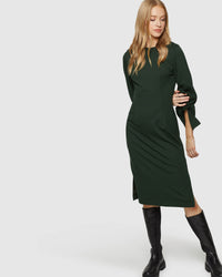 BRAILEY PONTI DRESS WOMENS DRESSES