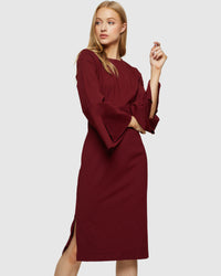BRAILEY PONTI DRESS WOMENS DRESSES