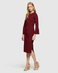 BRAILEY PONTI DRESS WOMENS DRESSES
