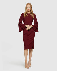 BRAILEY PONTI DRESS WOMENS DRESSES
