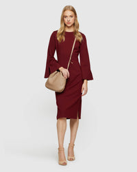BRAILEY PONTI DRESS WOMENS DRESSES