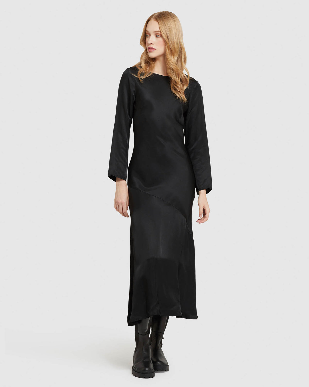 CAMILLE BIAS MIDI DRESS WOMENS DRESSES