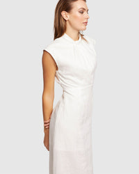 INGRID LINEN DRESS WOMENS DRESSES