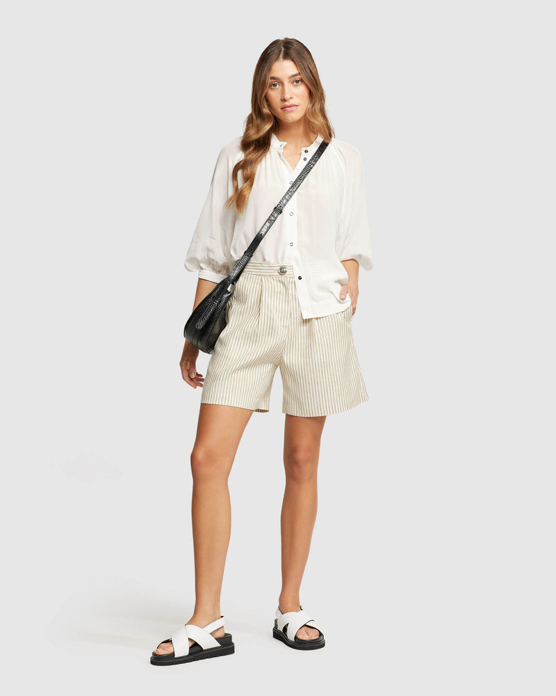 TIANA SNAP FRONT TOP WOMENS TOPS
