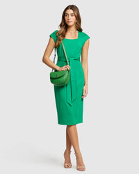 BELINDA PONTI DRESS WOMENS DRESSES
