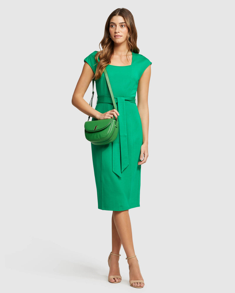 BELINDA PONTI DRESS WOMENS DRESSES