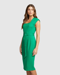 BELINDA PONTI DRESS WOMENS DRESSES