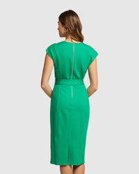 BELINDA PONTI DRESS WOMENS DRESSES