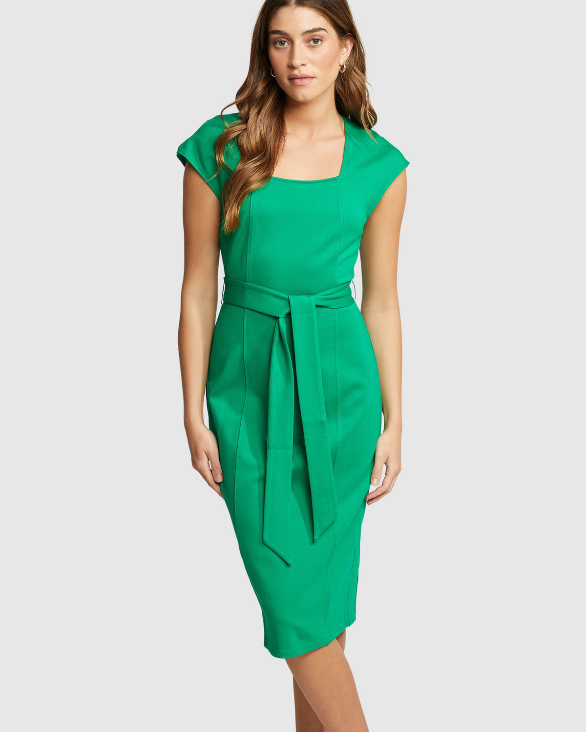 BELINDA PONTI DRESS WOMENS DRESSES