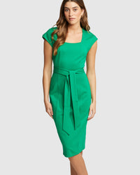 BELINDA PONTI DRESS WOMENS DRESSES