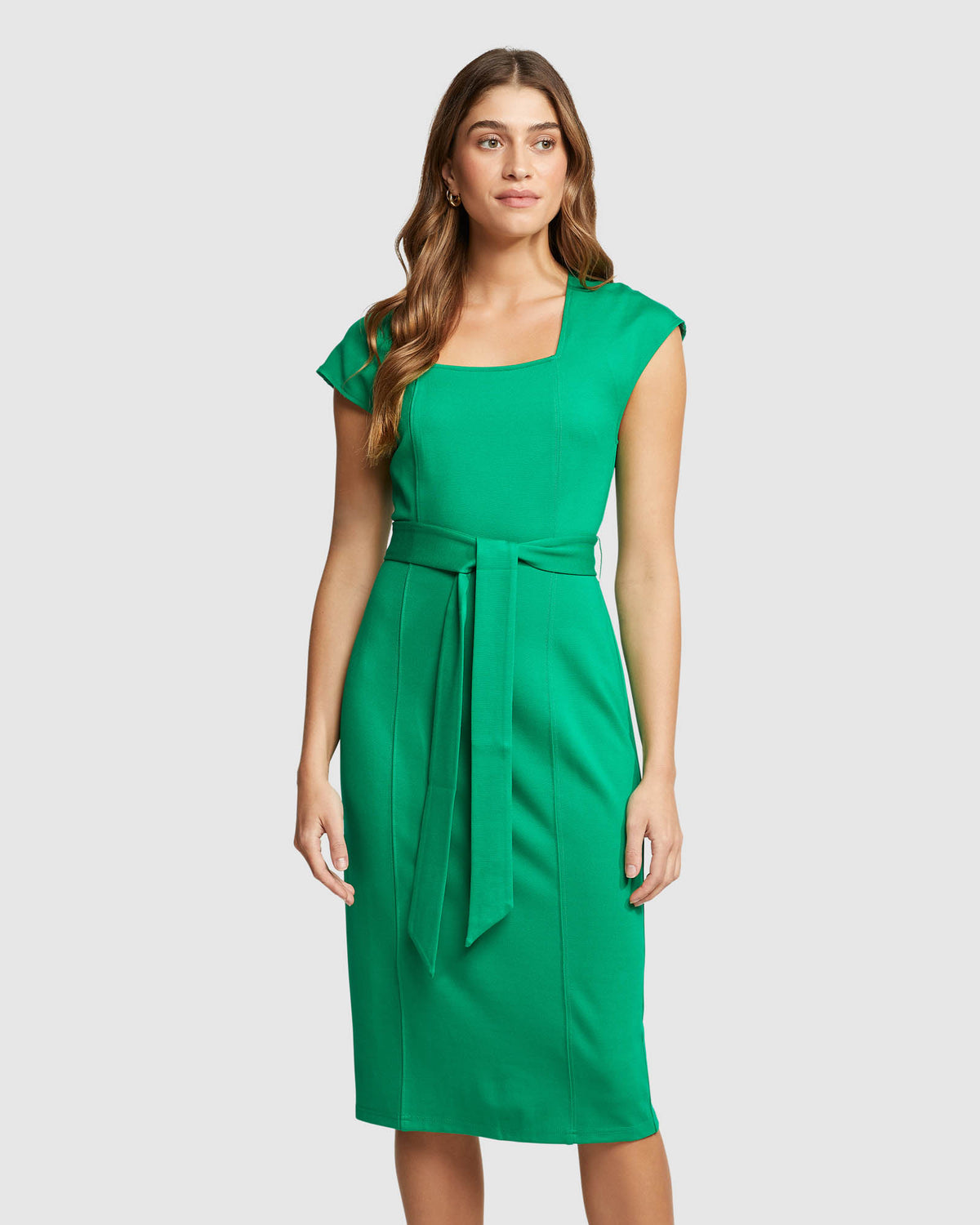 BELINDA PONTI DRESS WOMENS DRESSES