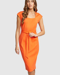 BELINDA PONTI DRESS WOMENS DRESSES