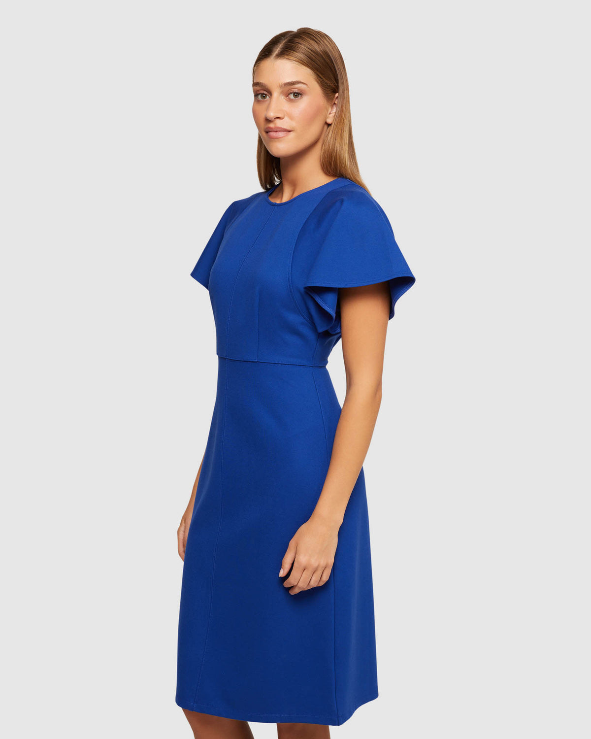 ABIGAIL PONTI DRESS WOMENS DRESSES