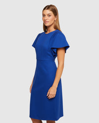 ABIGAIL PONTI DRESS WOMENS DRESSES