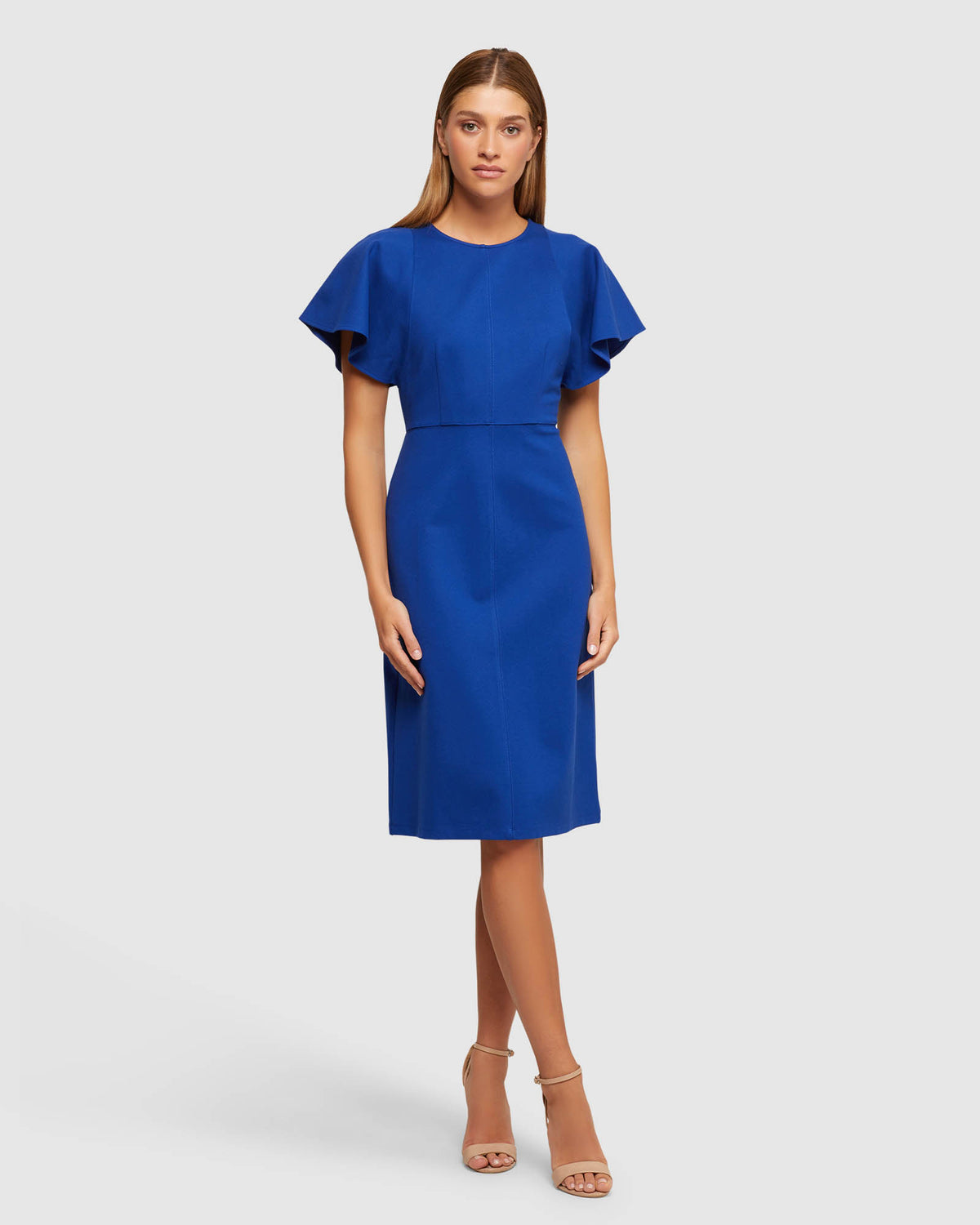 ABIGAIL PONTI DRESS WOMENS DRESSES