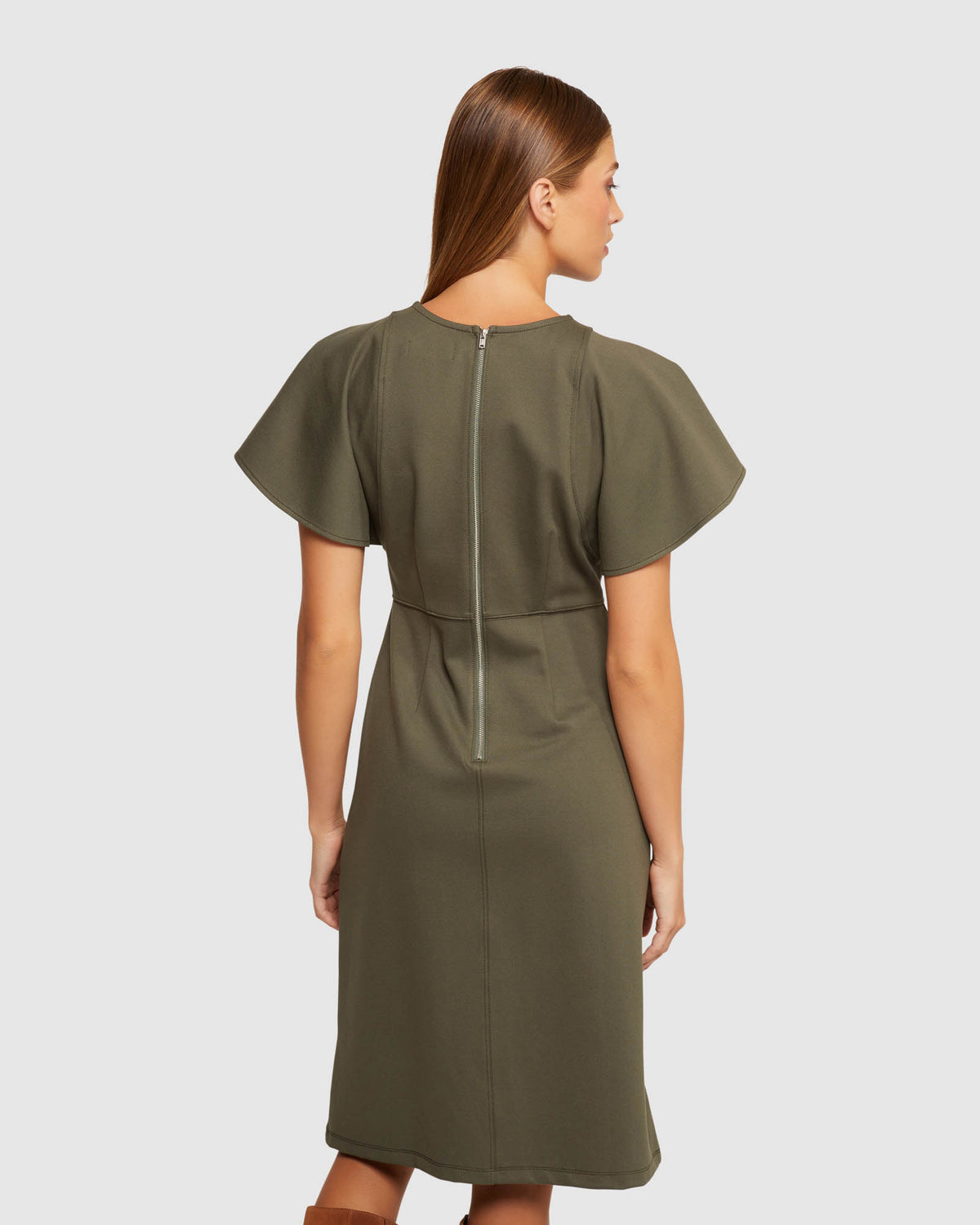 ABIGAIL PONTI DRESS WOMENS DRESSES