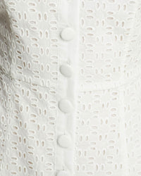 SHORE BRODERIE SHIRT DRESS WOMENS DRESSES