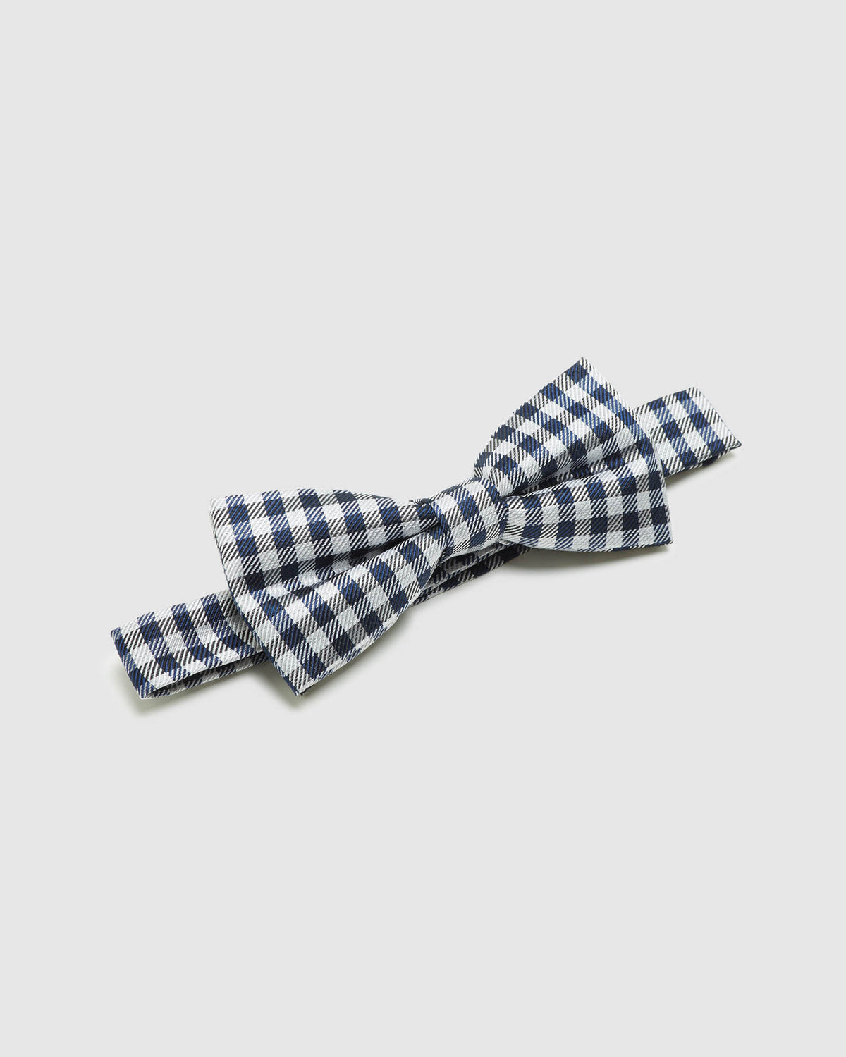 GINGHAM SILK BOW TIE MENS ACCESSORIES