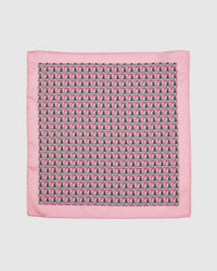 BORDER GEO SILK POCKET SQUARE MENS ACCESSORIES