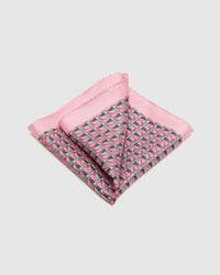 BORDER GEO SILK POCKET SQUARE MENS ACCESSORIES