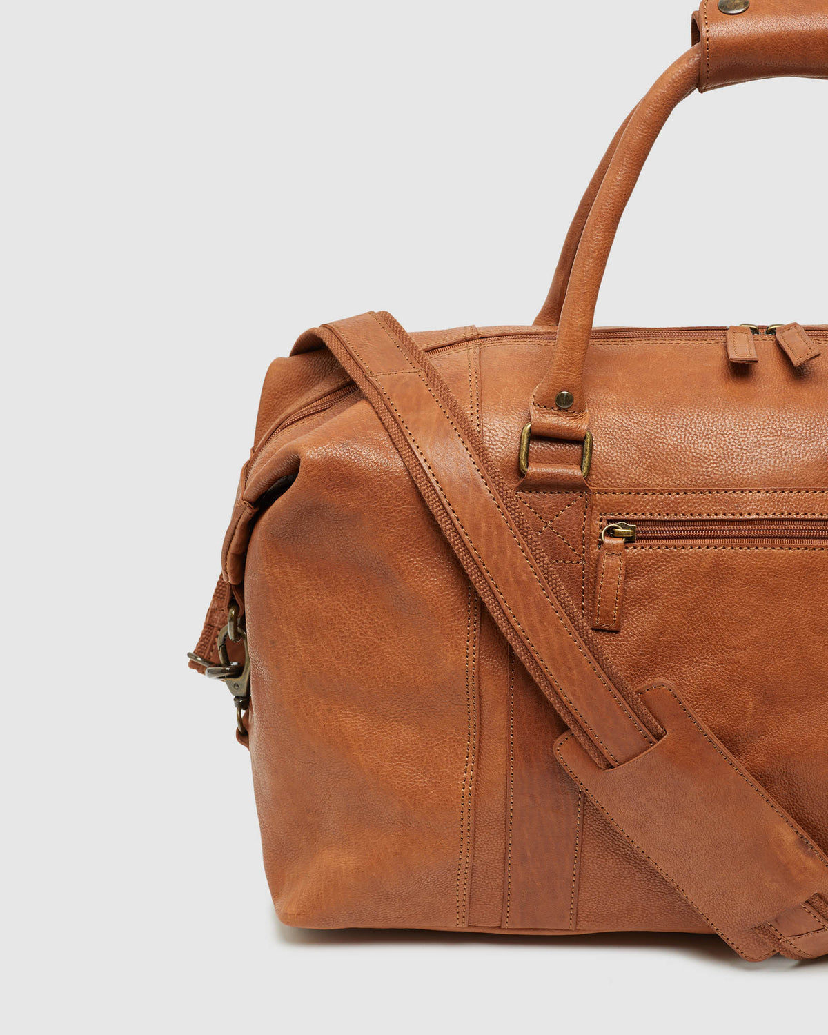 NEW FOSTER LEATHER OVERNIGHT BAG MENS ACCESSORIES