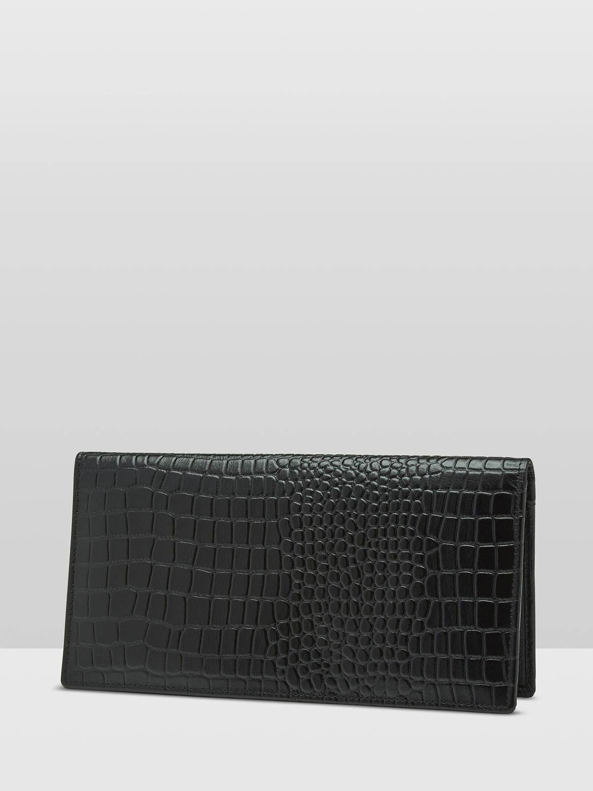 WYATT TRAVEL WALLET BLACK