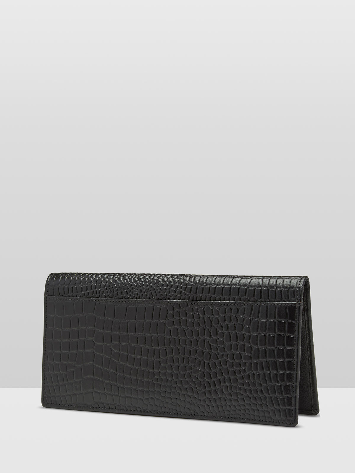 WYATT TRAVEL WALLET BLACK