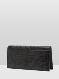 WYATT TRAVEL WALLET BLACK