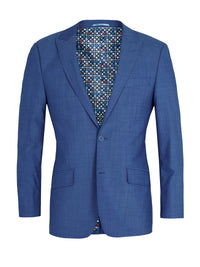 HOPKINS WOOL SUIT JACKET BLUE