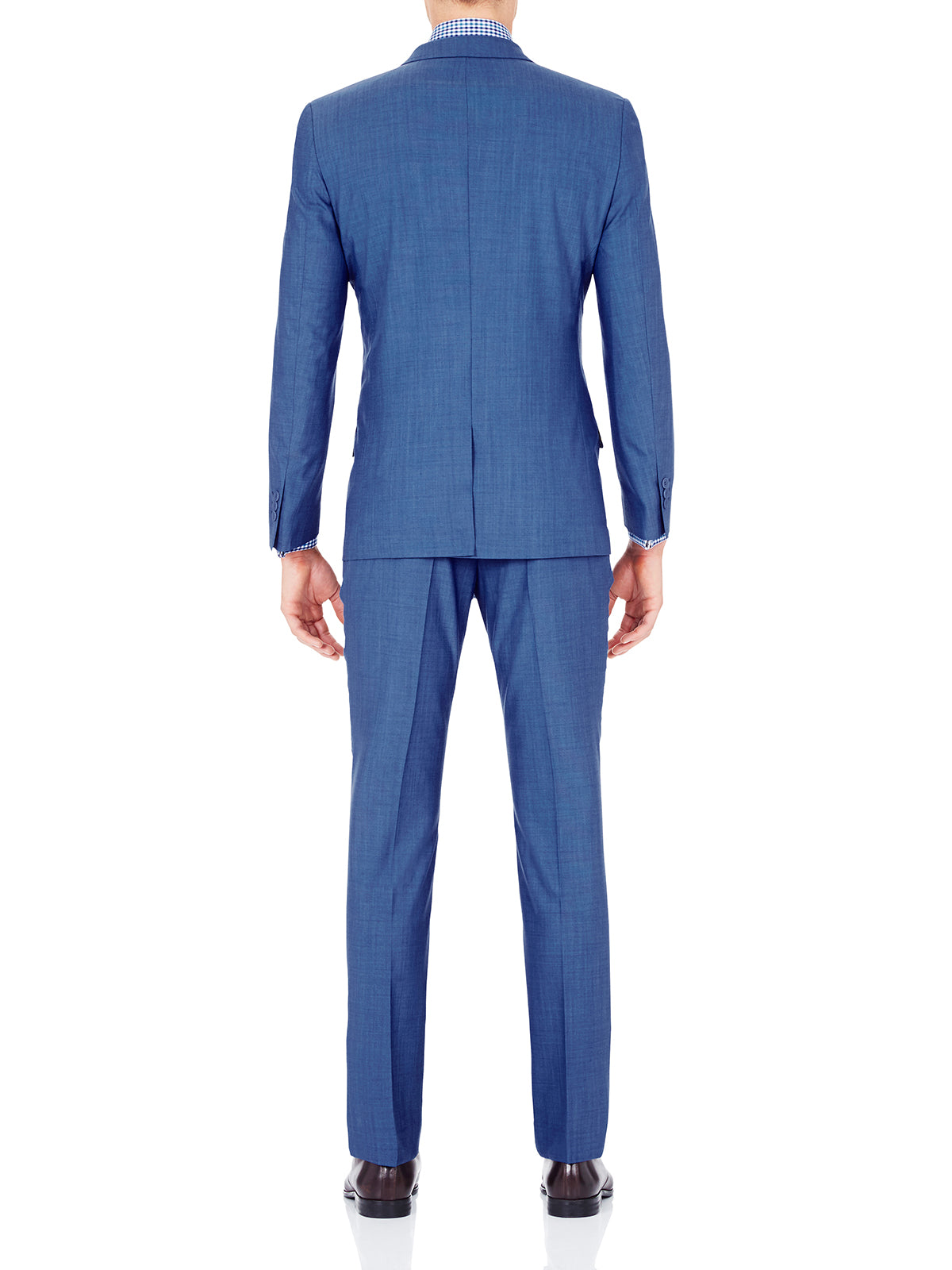 HOPKINS WOOL SUIT JACKET BLUE