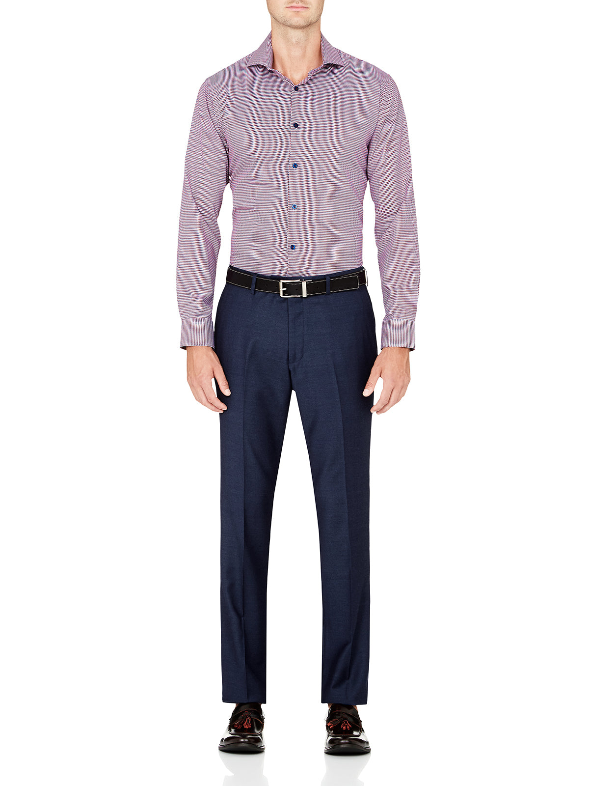 HOPKINS WOOL TROUSERS BLUE