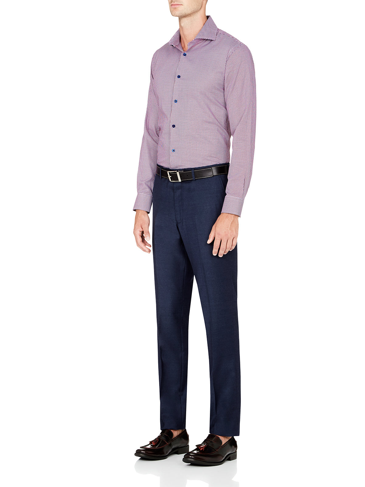 HOPKINS WOOL TROUSERS BLUE