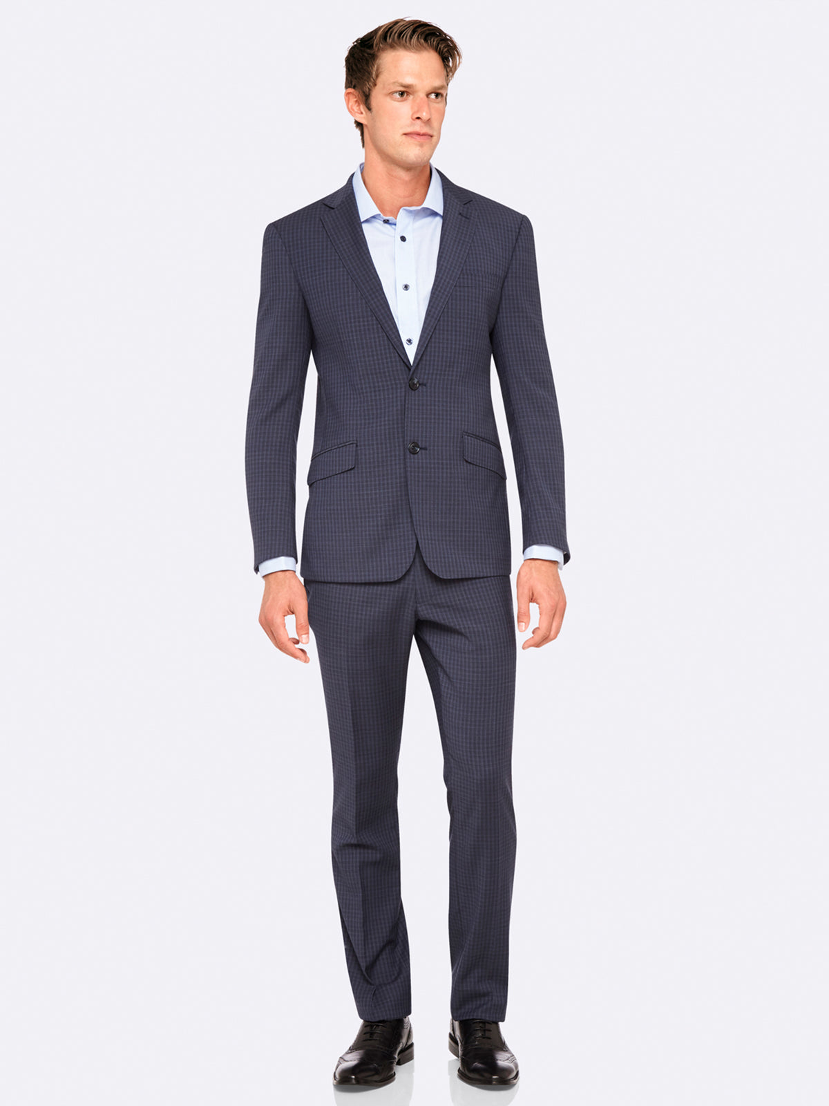 NEW HOPKINS SUIT PANT BLUE