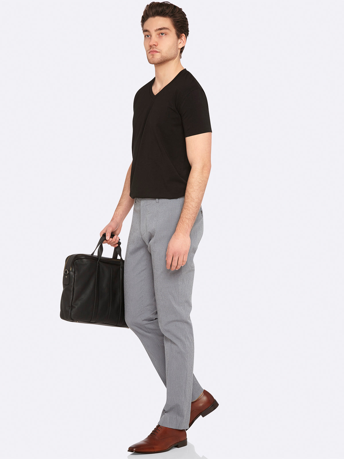 STRETCH TAILORED TROUSERS MENS TROUSERS
