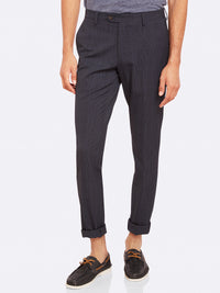 STRETCH CHECKED TROUSERS MENS TROUSERS