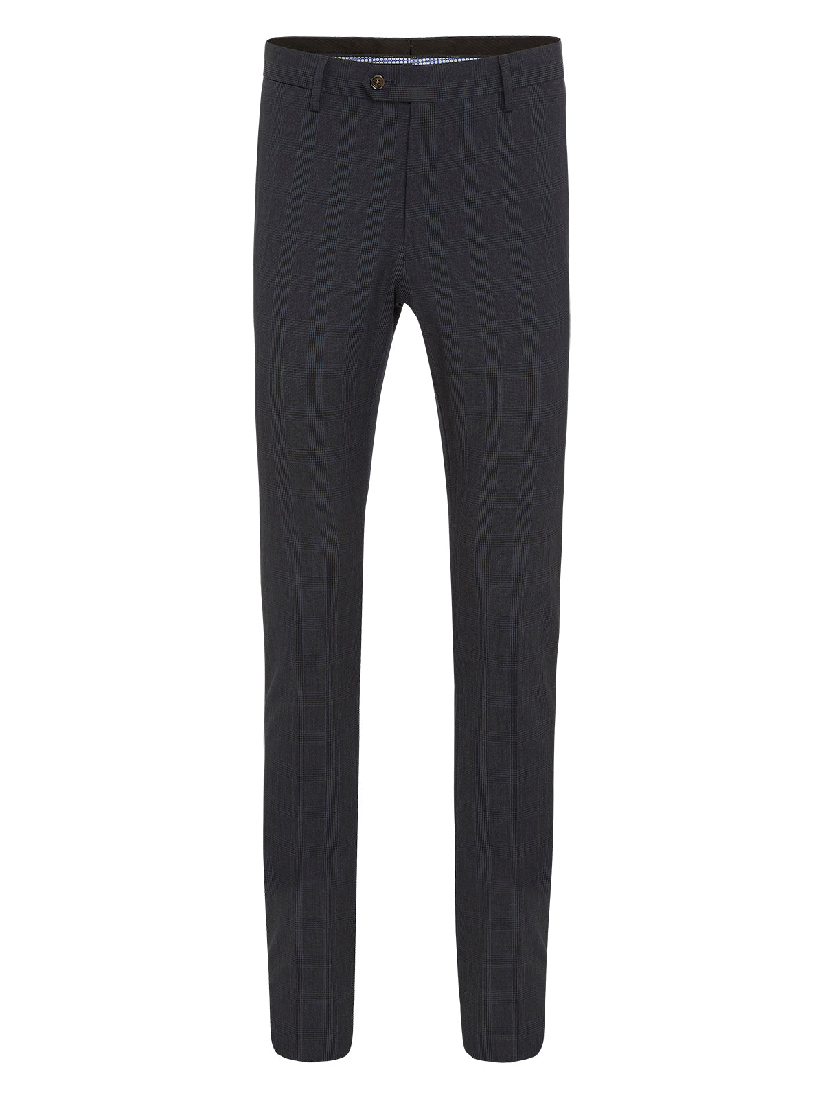 STRETCH CHECKED TROUSERS MENS TROUSERS
