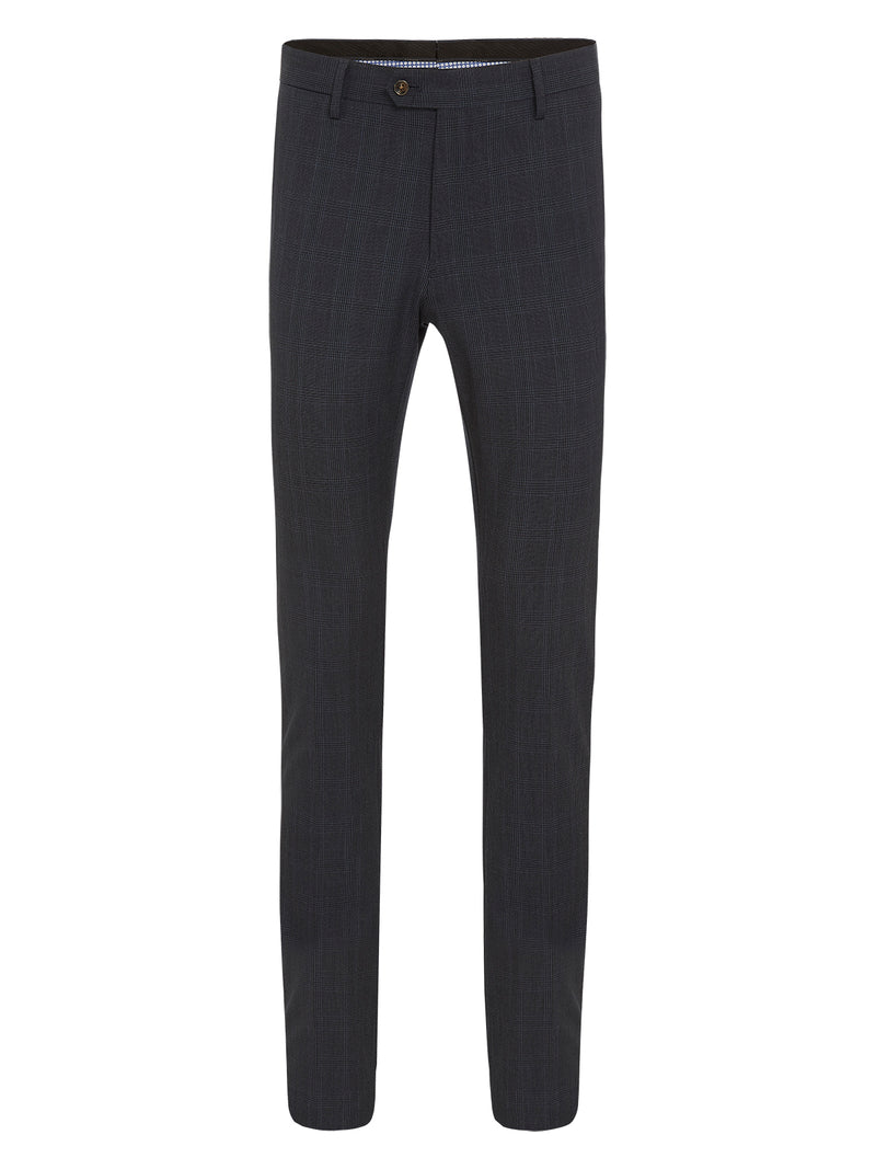 STRETCH CHECKED TROUSERS MENS TROUSERS