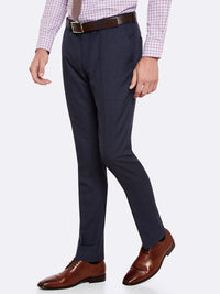AUDEN WOOL SUIT TROUSERS CHAR