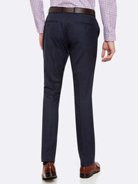 AUDEN WOOL SUIT TROUSERS CHAR
