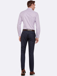 AUDEN WOOL SUIT TROUSERS CHAR