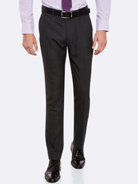 AUDEN WOOL SUIT TROUSERS CHAR