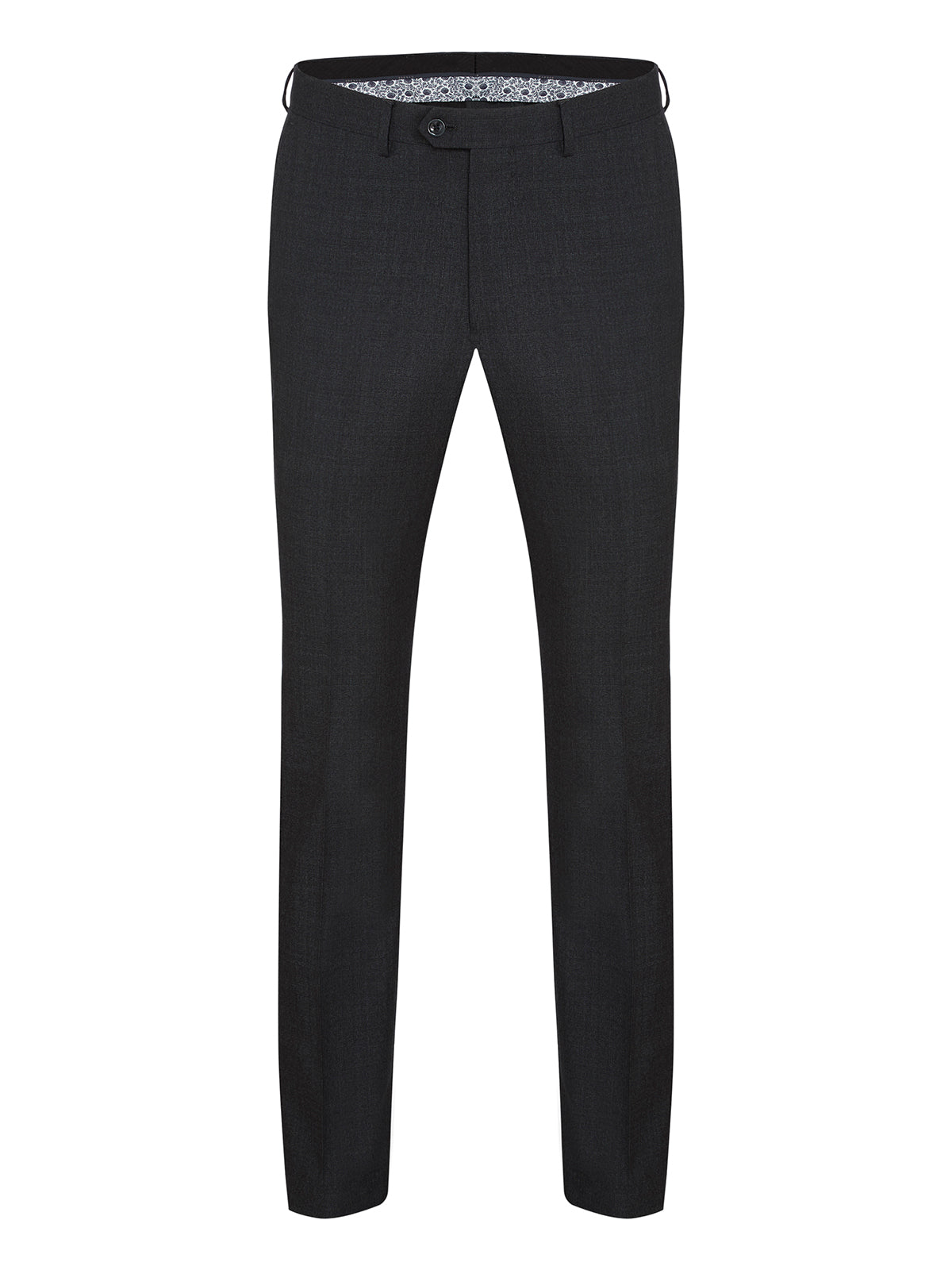 AUDEN WOOL SUIT TROUSERS CHAR