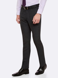 AUDEN WOOL SUIT TROUSERS CHAR
