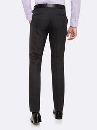 AUDEN WOOL SUIT TROUSERS CHAR