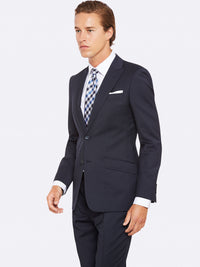 NEW HOPKINS PEAK LAPEL WOOL JACKETX NAVY