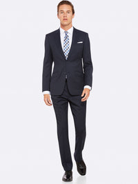 NEW HOPKINS PEAK LAPEL WOOL JACKETX NAVY