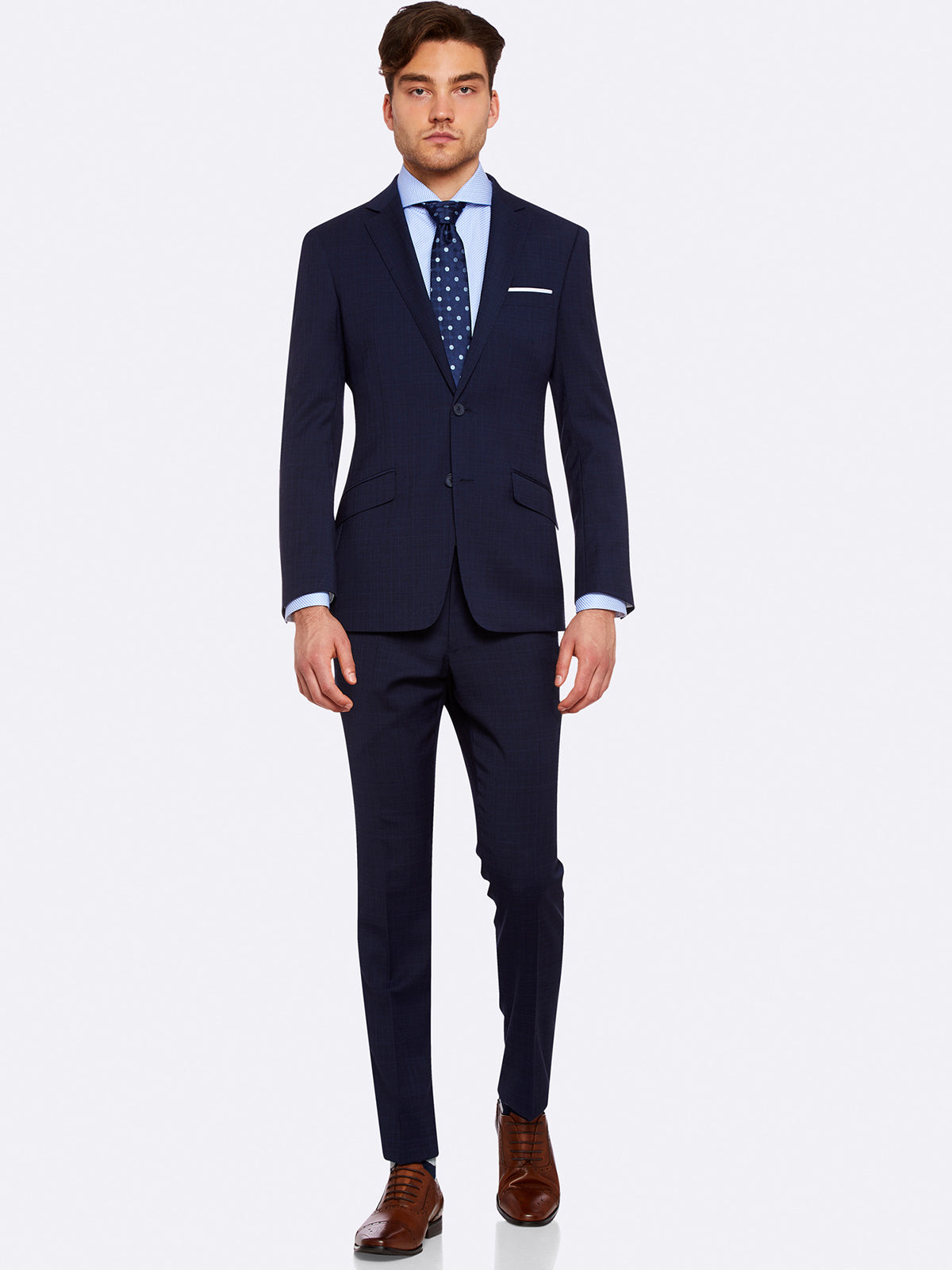 N.HOPKIN WL STREH SUIT TROUSERNAVYX