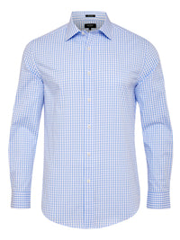 ISLINGTON CHECKED SHIRT BLUE