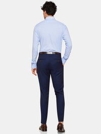 ISLINGTON CHECKED SHIRT BLUE