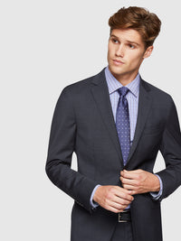 BYRON WOOL SUIT JKT CHARCOAL